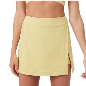 Outdoor Voices Yellow Athletic Skort with Side Slit size M